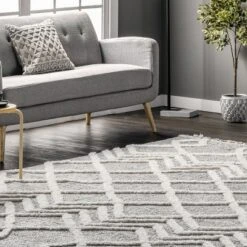NuLOOM Wylde High Low Soft Shaggy Diamond Moroccan Tassel Area Rug 16 NuLOOM Wylde High Low Soft Shaggy Diamond Moroccan Tassel Area Rug -Baxton Studio Sales Store GUEST 7aebebd3 096c 4084 8883 38181331588b