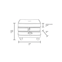 Marin Stackable Pouf With Casters - Opalhouse™ Designed With Jungalow™ 11 Marin Stackable Pouf With Casters - Opalhouse™ Designed With Jungalow™ -Baxton Studio Sales Store GUEST 7b9ecb5e 9626 4b0f abc1 fd2c0a06f868