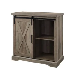 Tertia Industrial Accent Cabinet With Sliding X Barn Door - Saracina Home -Baxton Studio Sales Store GUEST 7ca69992 c28a 45bf a7c3 667e48d44a88