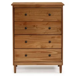 Stiva Classic Mid-Century Modern Vertical 4 Drawer Dresser - Saracina Home -Baxton Studio Sales Store GUEST 7d52ef34 1e46 4920 a3a1 34d91177eaef