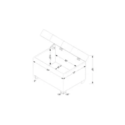 Essex Single Storage Ottoman - Threshold™ -Baxton Studio Sales Store GUEST 7daf8fb7 ace4 4731 8dd9 6933718d7b73