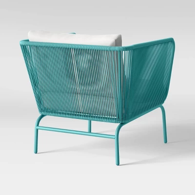 Fisher 2pk Patio Club Chairs -Blue-Green - Project 62™ 4 Fisher 2pk Patio Club Chairs -Blue-Green - Project 62™ - Image 4