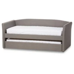 Twin Camino Modern And Contemporary Faux Leather Upholstered Daybed With Guest Trundle Bed - Baxton Studio -Baxton Studio Sales Store GUEST 81371f9a 7abc 4186 bdc5 10b187ea8a84