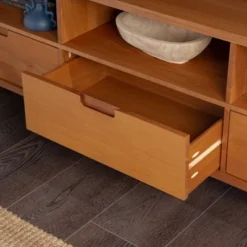 Cara 3 Drawer Mid-Century Modern 3 Drawer TV Stand For TVs Up To 80" - Saracina Home -Baxton Studio Sales Store GUEST 8201f05f 5099 4fe4 a629 d34231b717fb