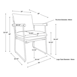 Cushioned Metal & Wood Accent Arm Chair - Cream/Black - Hearth & Hand™ With Magnolia -Baxton Studio Sales Store GUEST 84c70339 8fe6 4d7e 9c25 b29cf77d6a96