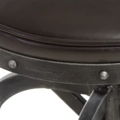 27.5" Gunner Swivel Barstool - Christopher Knight Home -Baxton Studio Sales Store GUEST 85007f6b 7aaf 4ded 8493 c3439e76b9b8