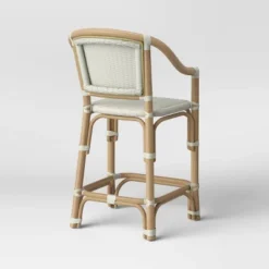Parksley Rattan And Woven Counter Height Barstool White - Threshold™ 6 Parksley Rattan And Woven Counter Height Barstool White - Threshold™ -Baxton Studio Sales Store GUEST 85a3cbc1 515c 4385 be24 e88f92678a50