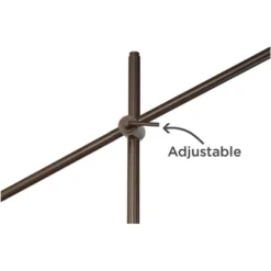 Possini Euro Design Industrial Floor Lamp Adjustable Arm 62.5" Tall Oiled Bronze Metal Light Brown Linen Drum Shade For Living Room Reading 9 Possini Euro Design Industrial Floor Lamp Adjustable Arm 62.5" Tall Oiled Bronze Metal Light Brown Linen Drum Shade For Living Room Reading -Baxton Studio Sales Store GUEST 865aed3f 133f 4541 bf6d b6247a5233dd