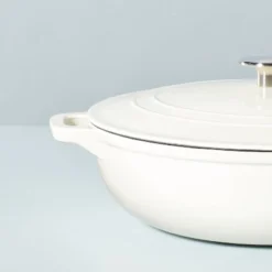 5.3qt Enameled Cast Iron Braiser Sour Cream - Hearth & Hand™ With Magnolia -Baxton Studio Sales Store GUEST 8c198140 35a1 4fbe b6a2 f431cc4e8800