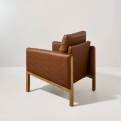 Faux Leather Upholstered Accent Arm Chair - Cognac - Hearth & Hand™ With Magnolia 10 Faux Leather Upholstered Accent Arm Chair - Cognac - Hearth & Hand™ With Magnolia -Baxton Studio Sales Store GUEST 8dd6e260 8922 4383 a370 058b5ae59a93