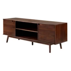 Solid Wood Mid-Century Modern TV Stand For TVs Up To 80" - Saracina Home -Baxton Studio Sales Store GUEST 8e79d6b8 8dd2 4a61 a818 5cca332ec6d2