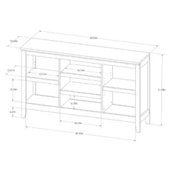 32" Carson Horizontal Bookcase With Adjustable Shelves - Threshold -Baxton Studio Sales Store GUEST 8ed9f35d 4de6 4ad0 bc2b cfd89c35e08c