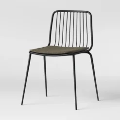 Set Of 2 Sodra Rounded Seat Wire Dining Chair Black - Threshold™ -Baxton Studio Sales Store GUEST 8effce97 e2dc 4fb7 9099 59ec57f76588