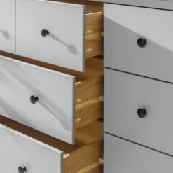 Stiva Classic Mid-Century Modern Horizontal 6 Drawer Dresser - Saracina Home -Baxton Studio Sales Store GUEST 91898bd5 b026 4577 881c aaf75dec2792