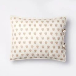 Lofty Cotton Slub Woodblock Print Floral Quilt Sham White/Mauve – Threshold™ Designed With Studio McGee -Baxton Studio Sales Store GUEST 91bdf0cb 01ba 49fd a8d1 d1eea5909891