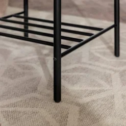 Saybrook Modern Metal And Wood Patio Hexagon Coffee Table - Dark Brown - Saracina Home -Baxton Studio Sales Store GUEST 940ebe8b 63fd 4ee7 a052 195a235827c1