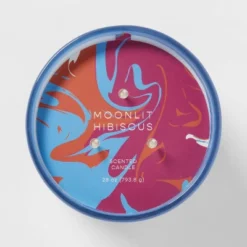 28oz Glass Moonlit Hibiscus Candle Light Blue - Opalhouse™ -Baxton Studio Sales Store GUEST 9562dc6d 4e42 481c 91d9 1f68f9f8ac72