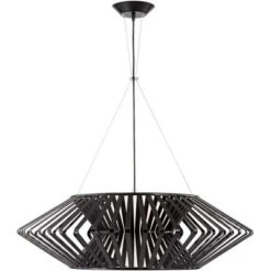 Possini Euro Design Planet Black Large Pendant Light 31 1/2" Wide Mid Century Modern White Glass For Dining Room House Foyer Kitchen Island Entryway -Baxton Studio Sales Store GUEST 95d4f1e4 6e98 4618 b7e9 1708c75555bc