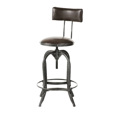 Stirling Adjustable Barstool - Christopher Knight Home 5 Stirling Adjustable Barstool - Christopher Knight Home - Image 5