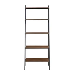 72" Open Storage Ladder Bookshelf - Saracina Home -Baxton Studio Sales Store GUEST 9855a892 7e70 4e0d 80bd e596faed8ed0