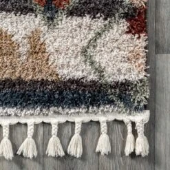 NuLOOM Southwestern Rosemarie Moroccan Tassel Shag Area Rug 11 NuLOOM Southwestern Rosemarie Moroccan Tassel Shag Area Rug -Baxton Studio Sales Store GUEST 99d36958 f05c 477e ac11 6af95e913fc7