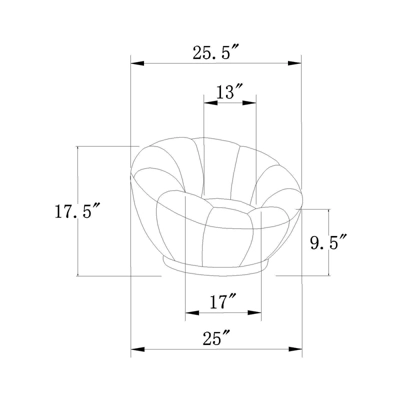 Tulip Kids’ Chair - Pillowfort™ 5 Tulip Kids’ Chair - Pillowfort™ - Image 5