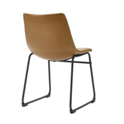 Set Of 2 Laslo Modern Upholstered Faux Leather Dining Chairs - Saracina Home -Baxton Studio Sales Store GUEST 9c08c6e5 09f4 403a 844a a5fe7811db86