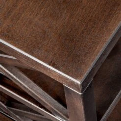 Owings End Table With 2 Shelves (Not Assembled) Espresso - Threshold™ -Baxton Studio Sales Store GUEST 9c63ad3e fea5 41cf 9c11 8834a3ce9c61