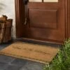 Home For The Holidays Coir Christmas Doormat Tan/Evergreen - Hearth & Hand™ With Magnolia