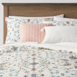 5pc Floral Border Print Comforter Bedding Set Blue/Pink/Yellow - Threshold™ 13 5pc Floral Border Print Comforter Bedding Set Blue/Pink/Yellow - Threshold™ -Baxton Studio Sales Store GUEST 9eba89cb c139 4839 955b a9c7c6d19f03