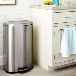 45L D Shape Step Trash Can - Brightroom™