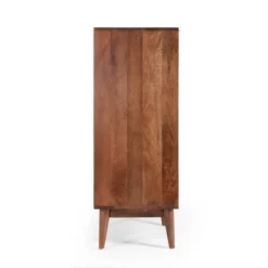 Rabun Handcrafted Mid-Century Modern Mango Wood 3 Drawer Chest Light Oak - Christopher Knight Home -Baxton Studio Sales Store GUEST a1c76a54 50b0 42d0 b222 dfd910b8c033