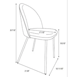 2pk Nils Metal Base Dining Chairs Gray Woven Fabric - Project 62™ -Baxton Studio Sales Store GUEST a204fcb5 801d 44cb b422 3e7fc314e3ea