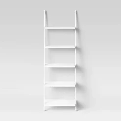 72" Loring 5 Shelf Leaning Bookshelf - Threshold™ -Baxton Studio Sales Store GUEST a23b32cc a606 41b2 a0b1 43ad83a8d609