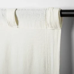 Tonal Texture Curtain Panel Sour Cream - Hearth & Hand™ With Magnolia -Baxton Studio Sales Store GUEST a3759400 9398 4b46 97a0 2fba23657e88