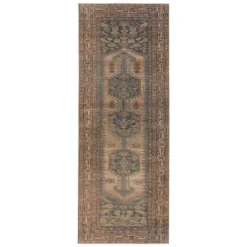 Reeves Medallion Runner Rug Brown/Blue - Jaipur Living -Baxton Studio Sales Store GUEST a3998c4d 3853 43d4 8bdf 0032f7d73f3c