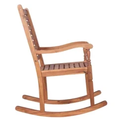 Bamberg Transitional Acacia Wood Outdoor Rocking Chair - Saracina Home -Baxton Studio Sales Store GUEST a3d1d40e 25e3 46f0 89f7 27e03efb18b7