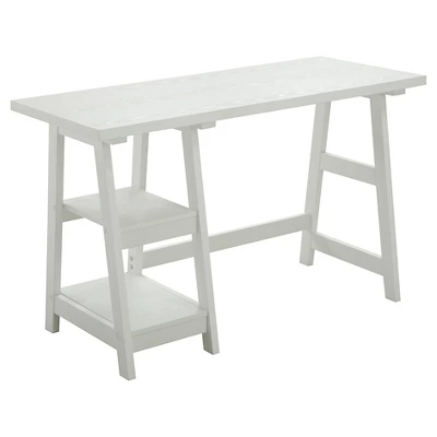 Designs2Go Trestle Desk With Shelves - Breighton Home 12 Designs2Go Trestle Desk With Shelves - Breighton Home - Image 12