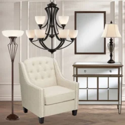 Franklin Iron Works Torchiere Floor Lamp LED 73" Tall Oil Rubbed Bronze Caged Frosted Glass Shade For Living Room Bedroom Office Uplight 15 Franklin Iron Works Torchiere Floor Lamp LED 73" Tall Oil Rubbed Bronze Caged Frosted Glass Shade For Living Room Bedroom Office Uplight -Baxton Studio Sales Store GUEST a46a648a b6fb 4d94 ad74 bac754252602