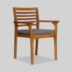 Casa 3pc Acacia Bistro Set - Teak/Dark Gray - Christopher Knight Home -Baxton Studio Sales Store GUEST a475cae7 9ef0 424a a354 5e1f6b15e262