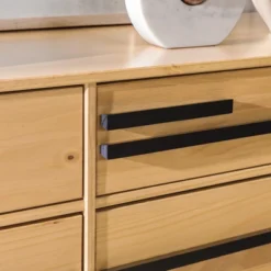 Modern 6 Drawer Double Dresser With Long Handles - Saracina Home 28 Modern 6 Drawer Double Dresser With Long Handles - Saracina Home -Baxton Studio Sales Store GUEST a655ef3a e42c 4a92 8bd3 8dc5f35056e3