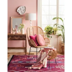 Lily Rattan Armchair With Metal Legs - Assembly Required - Opalhouse™ -Baxton Studio Sales Store GUEST a6603c6a fe9a 4b41 a3f9 40ad3c0aa77c