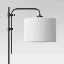 Knox Adjustable Shaded Table Lamp Black - Threshold™