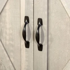 Modern Transitional Sliding Barndoor TV Stand For TVs Up To 65"- Saracina Home -Baxton Studio Sales Store GUEST a677bb24 74b5 46d0 9845 fe198cd434ed