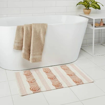 20"x32" Global Bath Rug Clay Pink - Threshold™ 1 20"x32" Global Bath Rug Clay Pink - Threshold™