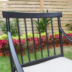 2pk Outdoor Steel Arm Chairs With Cushions - Captiva Designs -Baxton Studio Sales Store GUEST a9087f6f fcd5 4e0a b826 ea9a24092f4e