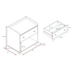 Set Of 2 Katie Transitional Tray Top 1 Drawer Solid Wood Nightstands Caramel - Saracina Home 17 Set Of 2 Katie Transitional Tray Top 1 Drawer Solid Wood Nightstands Caramel - Saracina Home -Baxton Studio Sales Store GUEST aa86a644 1088 4491 99db ac863c4ab818