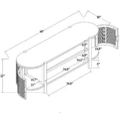 Portola Hills Caned Door TV Stand For TVs Up To 60" - Threshold™ Designed With Studio McGee -Baxton Studio Sales Store GUEST aba2ea09 33b5 40d8 8eb5 a81996af25bb