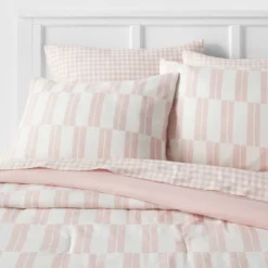 Dash Stripe Printed Microfiber Reversible Comforter & Sheets Set Ivory/Light Pink - Room Essentials™ 13 Dash Stripe Printed Microfiber Reversible Comforter & Sheets Set Ivory/Light Pink - Room Essentials™ -Baxton Studio Sales Store GUEST ac0a9151 59d8 4418 8479 375cfa7c9efe