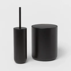 Metal Waste Can Black - Threshold™ -Baxton Studio Sales Store GUEST b0320eea b2f7 4cc8 861e 64b66fdb0fcc